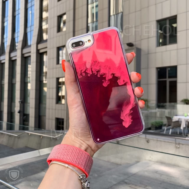 Чохол Upex Neon Case для iPhone 8 Plus/7 Plus/6 Plus Violet/Pink (UP33609)