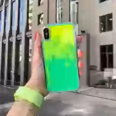 Чехол Upex Neon Case для iPhone XS/X Green/Yellow (UP33611)