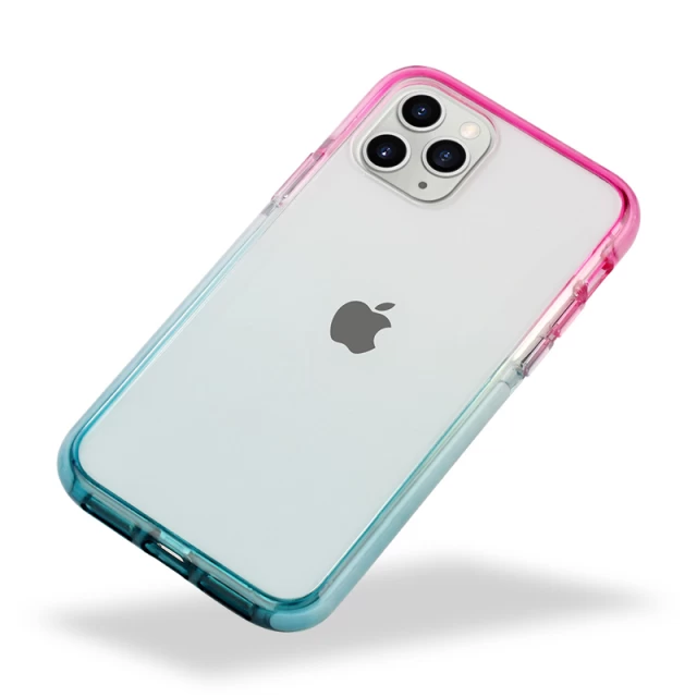 Чехол Upex ExoFrame Series для iPhone XS/X Blue Pink (UP34011)