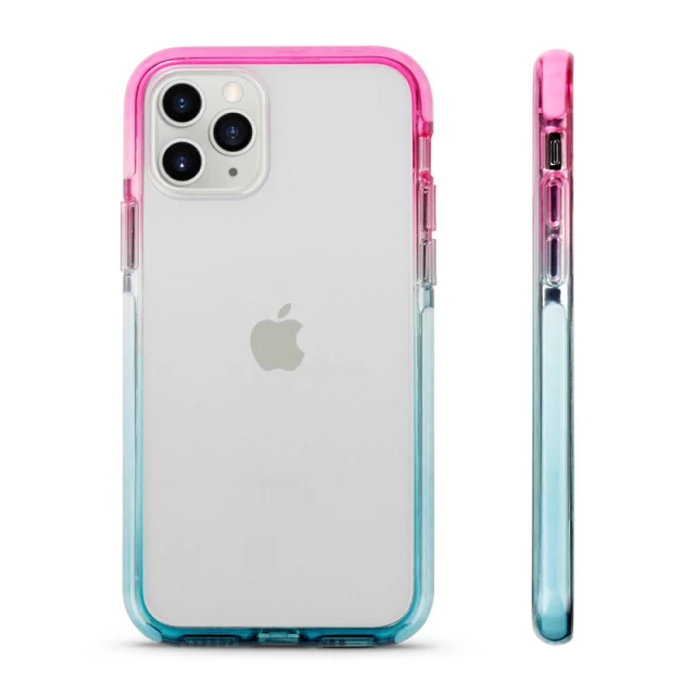 Чохол Upex ExoFrame Series для iPhone 11 Pro Max Blue Pink (UP34031)