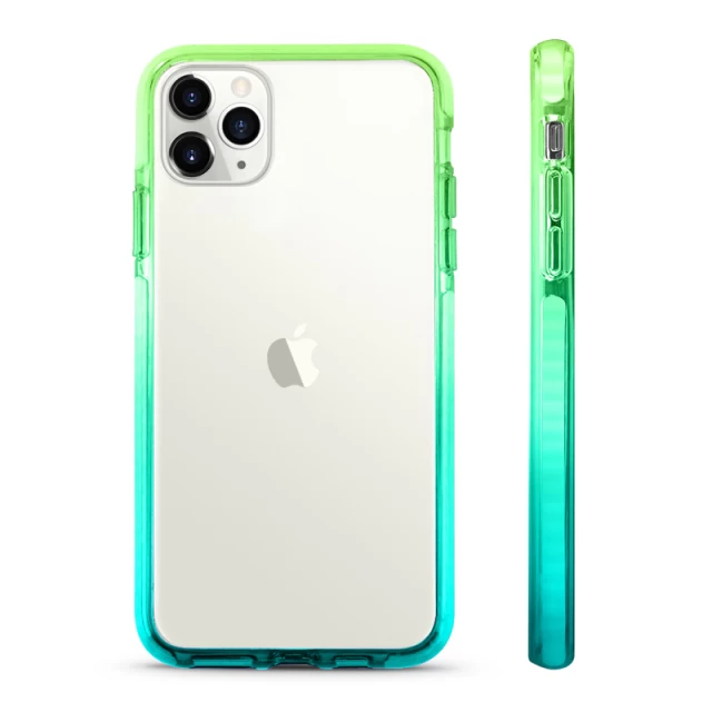 Чехол Upex ExoFrame Series для iPhone XR Green Blue (UP34016)