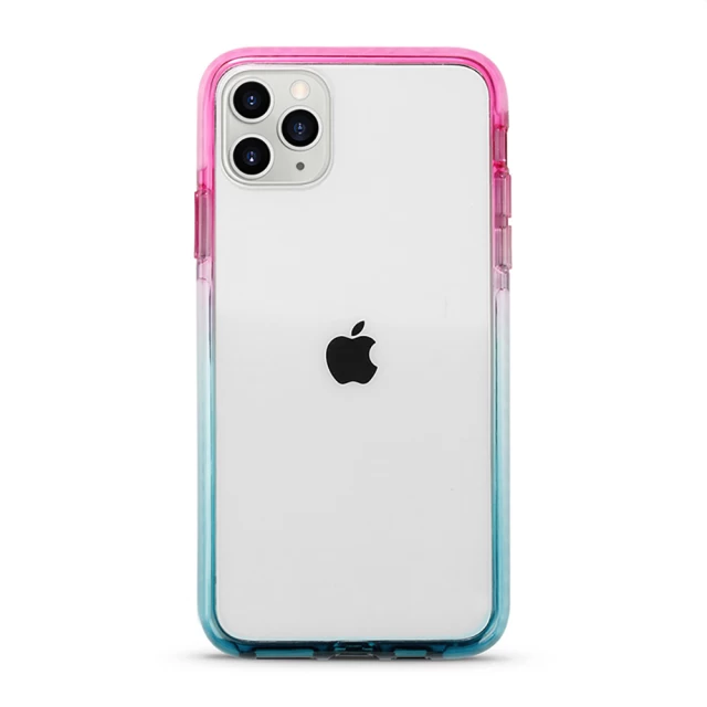 Чехол Upex ExoFrame Series для iPhone 12 | 12 Pro Blue Pink (UP34061)