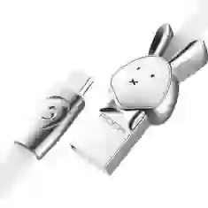 Кабель ROCK micro USB - USB Cable Rabbit 1m White (RCB0524)