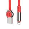 Кабель ROCK Lightning - USB Pig Red 1m (RCB0682)
