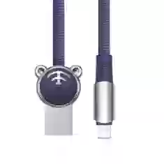 Кабель ROCK Lightning - USB Tiger Blue 1m (RCB0673)