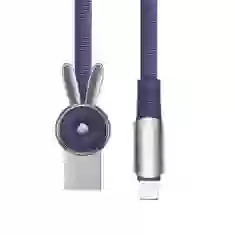 Кабель ROCK Lightning - USB Rabbit Blue 1m (RCB0674)