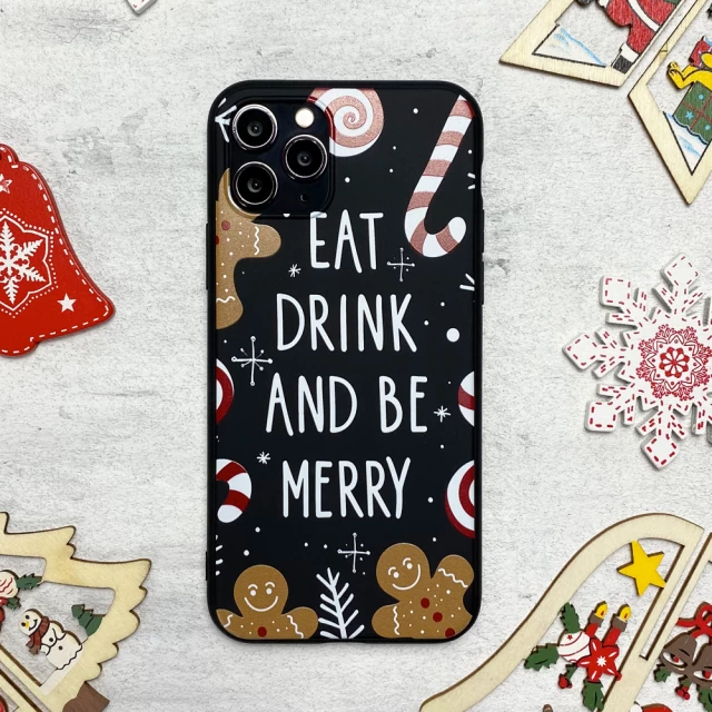 Чехол Upex Christmas Series для iPhone 11 Pro Eat and Drink (UP36219)