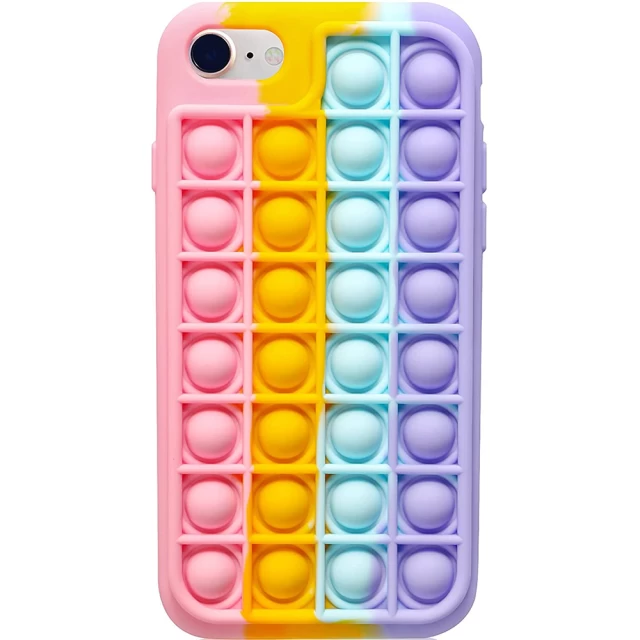 Чехол Upex Pop It Series для iPhone SE 2020/8/7 Pink Viola (UP39006)