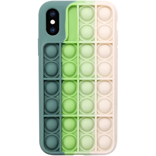 Чехол Upex Pop It Series для iPhone XS/X Green (UP39014)