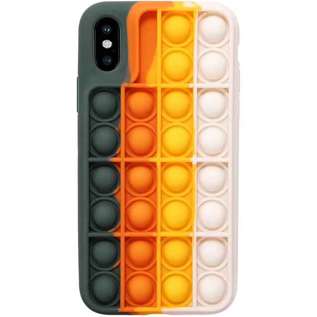 Чехол Upex Pop It Series для iPhone XS/X Green Yellow (UP39015)