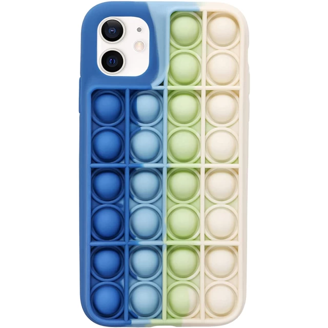 Чохол Upex Pop It Series для iPhone 12 | 12 Pro Blue White (UP39052)