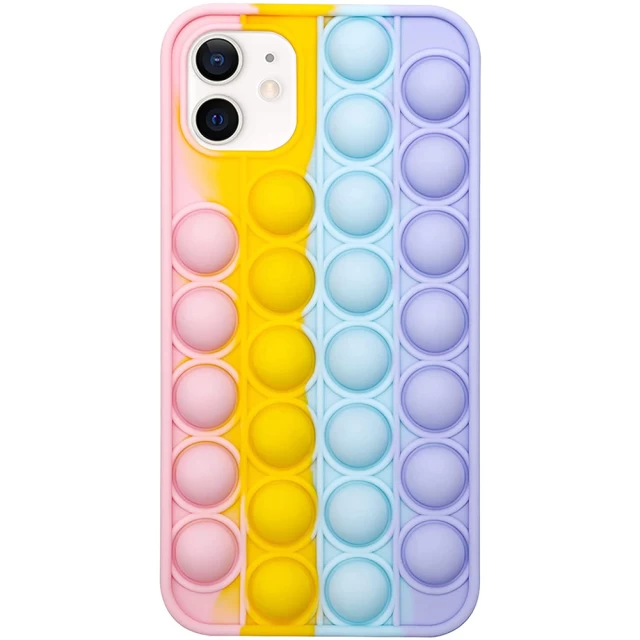 Чохол Upex Pop It Series для iPhone 12 | 12 Pro Pink Viola (UP39054)