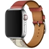 Ремінець Upex Single Tour для Apple Watch 41 | 40 | 38 mm Brique/Beton Swift Leather