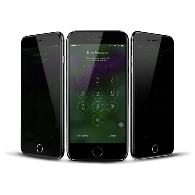 Защитное стекло PRIVACY Upex Anti-Peeping Full-Screen for iPhone SE 2020 Антишпион (UP51421)