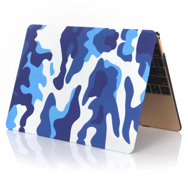 Чехол Upex Mold для New MacBook Air M1 13.3 (2018-2020) Blue Сamouflage (UP5234)