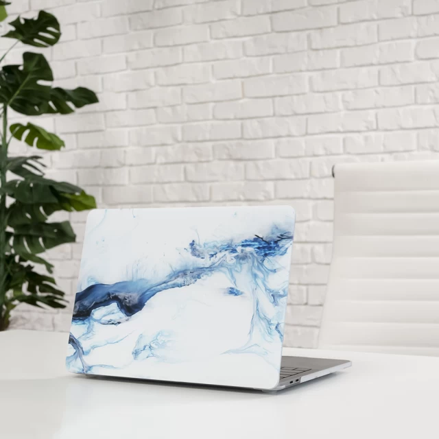 Чехол Upex Marble для MacBook Air M1 13.3 (2018-2020) Blue Bahia (UP5541)