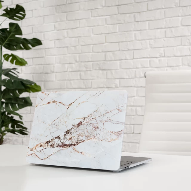 Чехол Upex Marble для MacBook Air M1 13.3 (2018-2020) Calacatta Gold (UP5545)