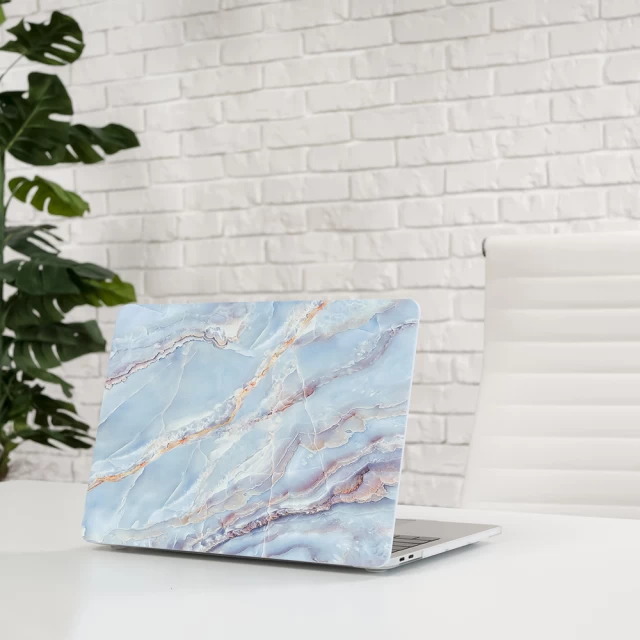 Чохол Upex Marble для MacBook Pro 13.3 M1/M2 (2016-2022) Tapestry Blue (UP5554)