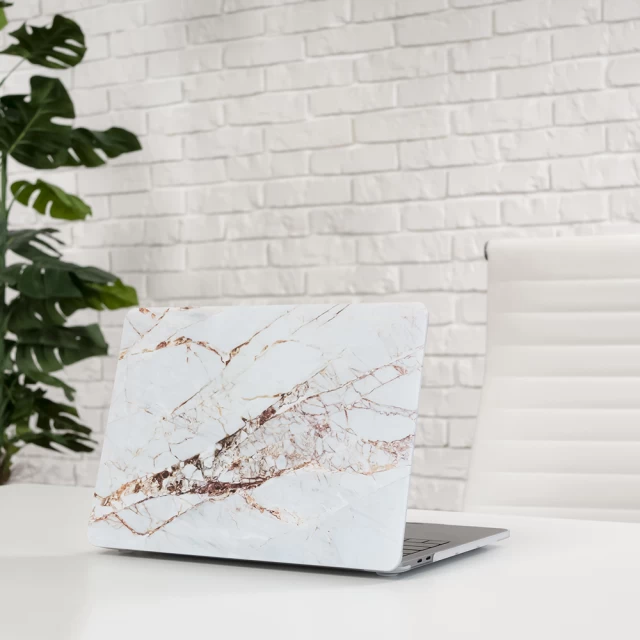 Чехол Upex Marble для MacBook Pro 16 (2019) Coral Calacatta Gold (UP5561)