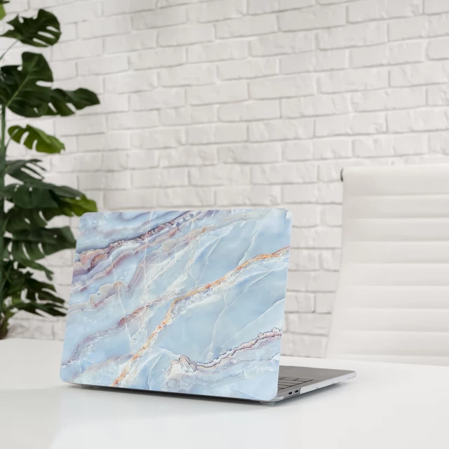 Чехол Upex Marble для MacBook Pro 16 (2019) Coral Tapestry Blue (UP5562)