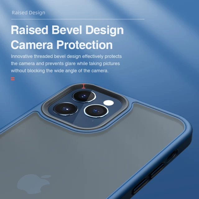 Чехол ROCK Guard Pro Protection Matte Case для iPhone 12 | 12 Pro Dark Green (RPC1581GR)