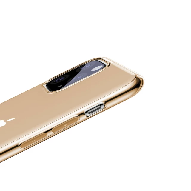Чохол силіконовий Baseus Simplicity Series для iPhone 11 Transparent Gold (ARAPIPH61S-0V)