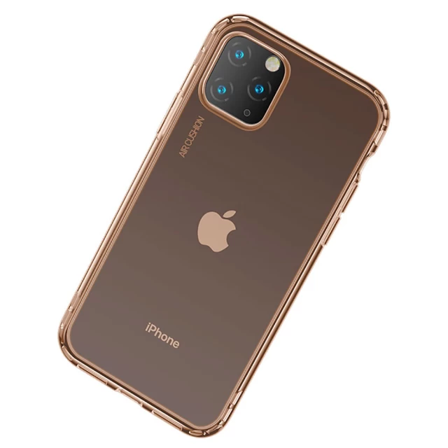 Чохол Baseus Safety Airbags Case для iPhone 11 Pro Transparent Gold (ARAPIPH58S-SF0V)