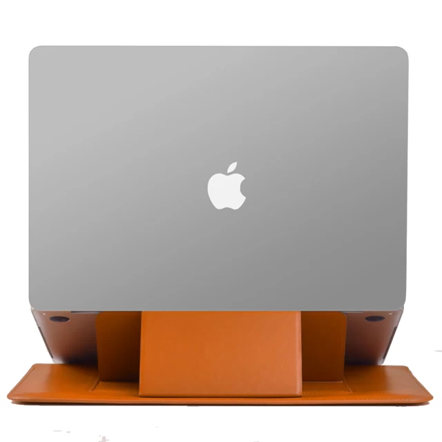 Чохол-папка WIWU Skin Pro Stand Sleeve для MacBook Air 13 M1/M2 (2018-2022) | Pro 13 M1/M2 (2016-2022) Brown