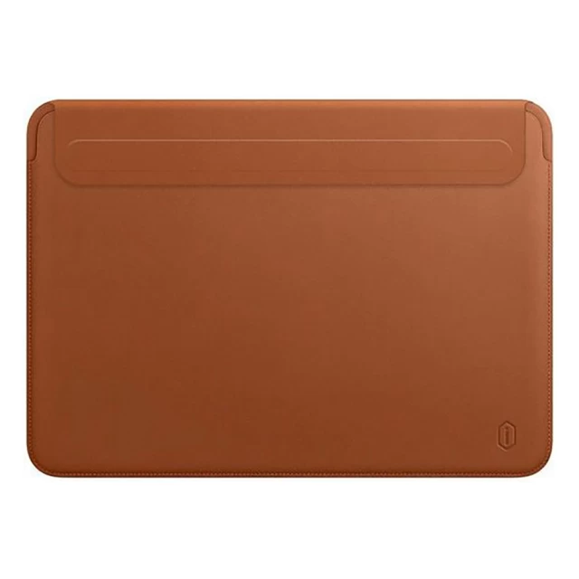 Чохол-папка WIWU Skin Pro Stand Sleeve для MacBook Air 13 M1/M2 (2018-2022) | Pro 13 M1/M2 (2016-2022) Brown