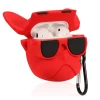 Чехол для наушников Upex для Apple AirPods 2/1 Funny Series French Bulldog Red (UP78608)