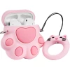 Чохол для навушників Upex для Apple AirPods 2/1 Funny Series Pink Paw (UP78623)