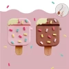 Чехол для наушников Upex для Apple AirPods 2/1 Funny Series Pink Ice Cream (UP78625)