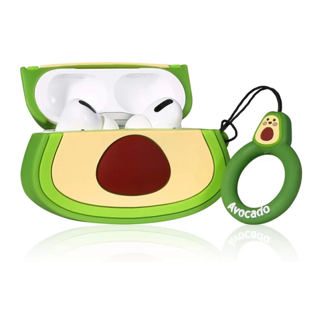 Чохол для навушників Upex для Apple AirPods Pro Funny Series Avocado (UP78701)