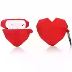 Чехол для наушников Upex для Apple AirPods Pro Funny Series Red Heart (UP78714)