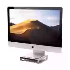USB-хаб Satechi Aluminum Monitor Stand Hub Silver for iMac (ST-AMSHS)