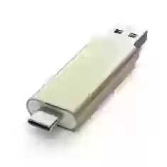 USB-хаб Satechi Aluminum Type-C USB 3.0 and Micro/SD Card Reader Gold (ST-TCCRAG)