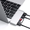 USB-хаб Satechi Type-C USB 3.0 Passthrough Hub Silver (ST-TCUPS)