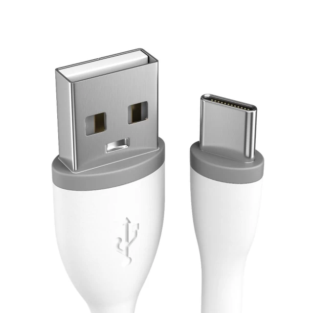 Кабель Satechi Flexible USB-A to USB-C Cable White 6' 0.15 m (ST-FCC6W)