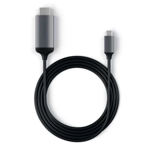 Кабель Satechi USB-C to 4K HDMI Cable Space Gray (ST-CHDMIM)