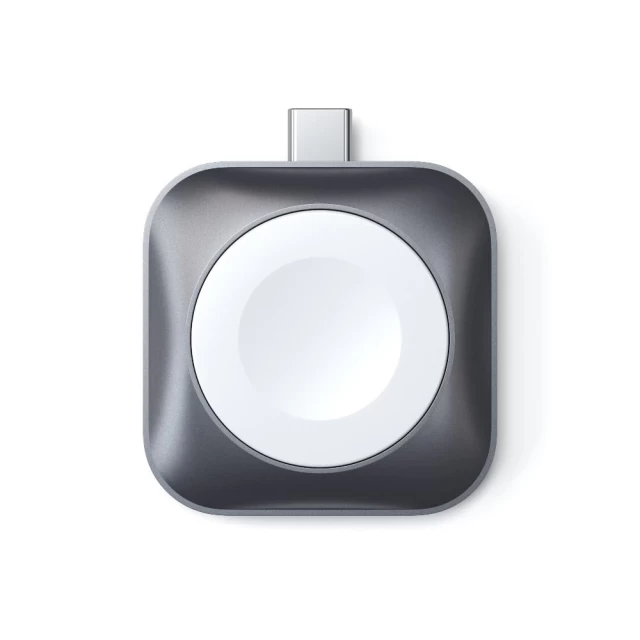 Док-станція Satechi Type-C Magnetic Charging Dock for Apple Watch Space Gray (ST-TCMCAWM)