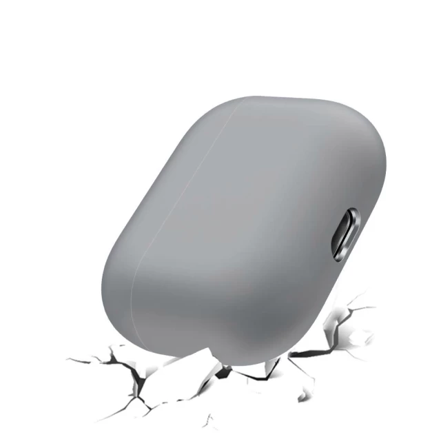 Чехол для наушников Upex для Apple AirPods Pro Slim Series Gray (UP79105)