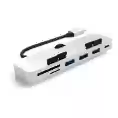 USB-хаб Satechi Aluminum Type-C Clamp Hub Pro Silver (ST-TCIMHS)