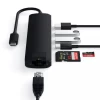 USB-хаб Satechi Aluminum Type-C Slim Multi-Port with Ethernet Adapter Black (ST-UCSMA3K)