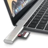 Адаптер Satechi Aluminum Type-C USB 3.0 and Micro/SD Card Reader Silver (ST-TCCRAS)