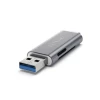 Адаптер Satechi Aluminum Type-C USB 3.0 and Micro/SD Card Reader Space Gray (ST-TCCRAM)