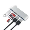 USB-хаб Satechi Type-C USB 3.0 3-in-1 Combo Hub Silver (ST-TCUHS)