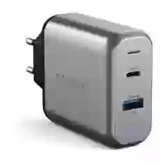 Сетевое зарядное устройство Satechi Dual Port 30W USB-C | USB-A Space Gray (ST-MCCAM-EU)