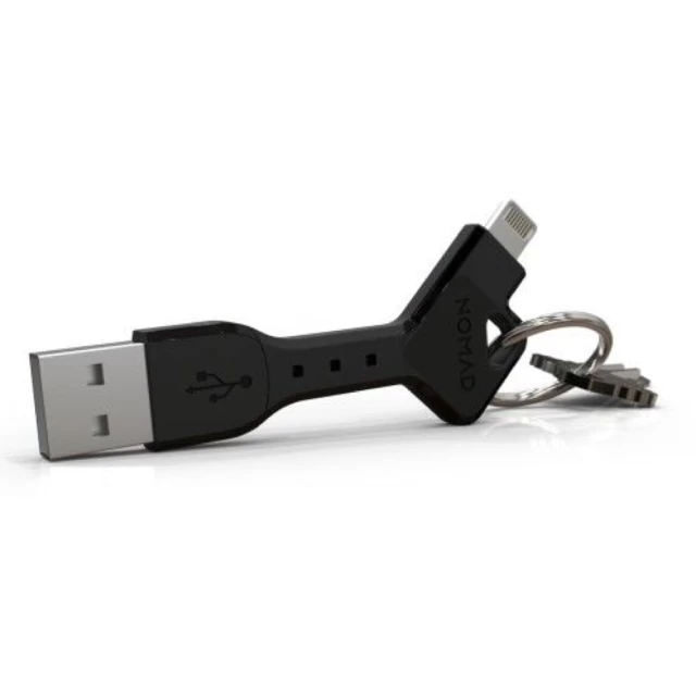 Кабель Nomad Key USB-A to Lightning Black (KEY-LIGHTNING)