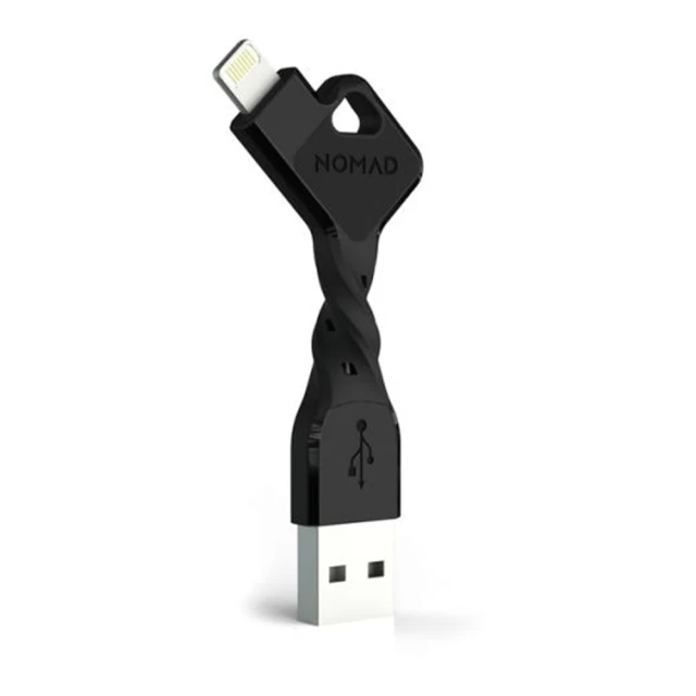 Кабель Nomad Key USB-A to Lightning Black (KEY-LIGHTNING)