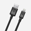Кабель Nomad USB-A to Lightning Cable Black 0.3 m (NM015B1000)